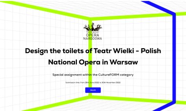 Design the toilets of Teatr Wielki - Polish National Opera in Warsaw