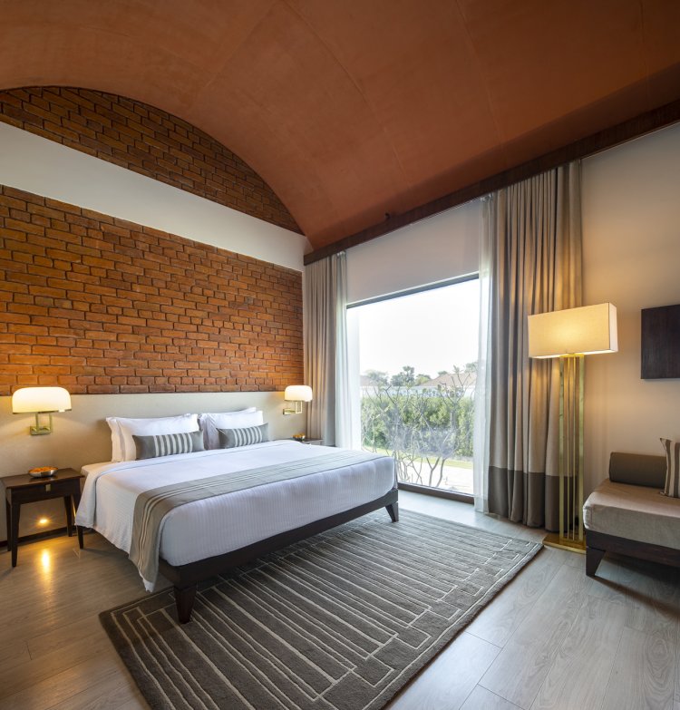 Designed to serve tourists in the holiest city for Buddhists, the Hotel in Bodh Gaya Uses the Power of Memory and Emotion to Create Immersive Architecture That Embodies the Tenets of Buddhism.