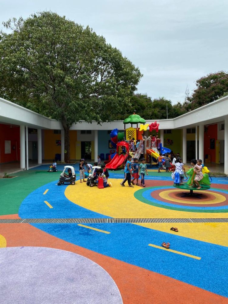 Sona Valliappa Play School , Salem, Tamil Nadu | IMK Architects