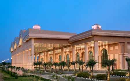 New Terminal at Jodhpur: Designed in Response to Local Culture, Climate, and Modern Travel Needs.
