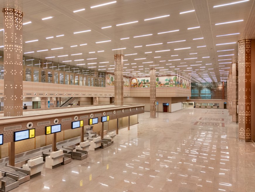 New Terminal at Jodhpur: Designed in Response to Local Culture, Climate, and Modern Travel Needs.