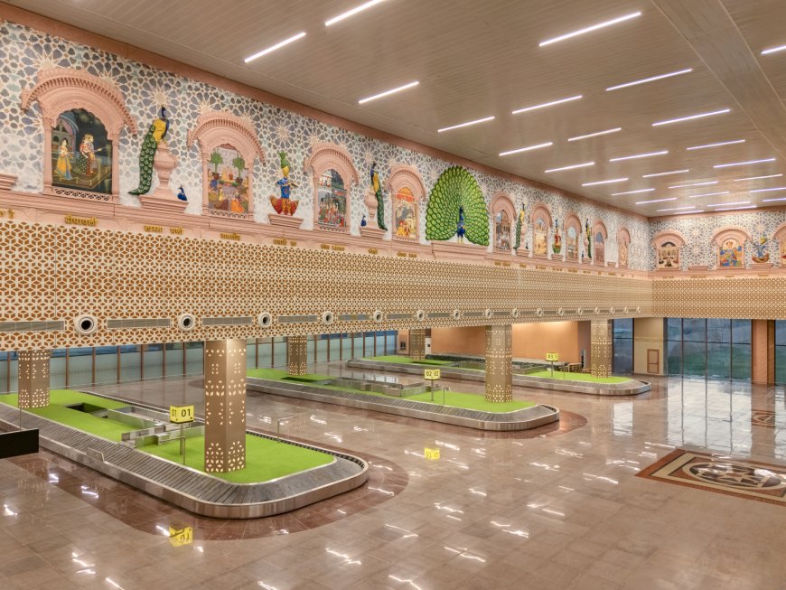 New Terminal at Jodhpur: Designed in Response to Local Culture, Climate, and Modern Travel Needs.
