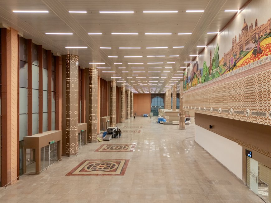 New Terminal at Jodhpur: Designed in Response to Local Culture, Climate, and Modern Travel Needs.