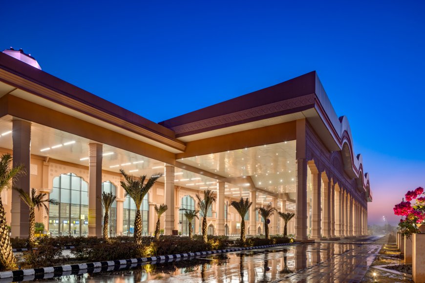 New Terminal at Jodhpur: Designed in Response to Local Culture, Climate, and Modern Travel Needs.