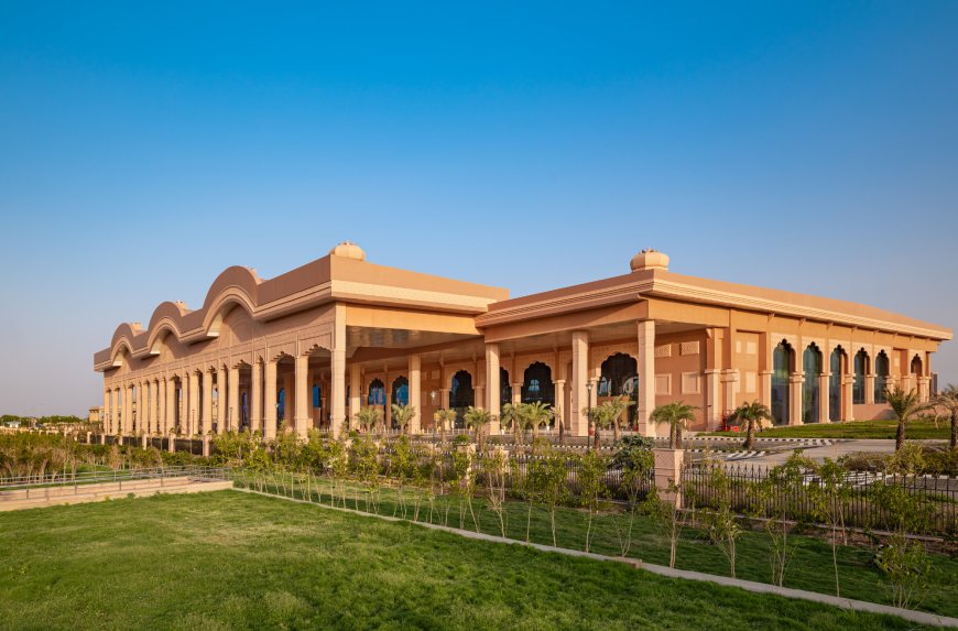 New Terminal at Jodhpur: Designed in Response to Local Culture, Climate, and Modern Travel Needs.