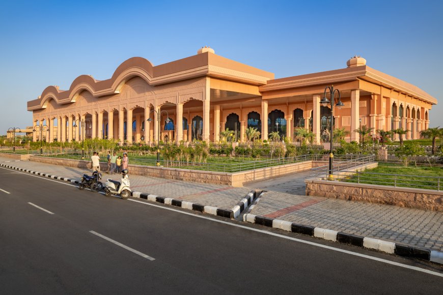New Terminal at Jodhpur: Designed in Response to Local Culture, Climate, and Modern Travel Needs.