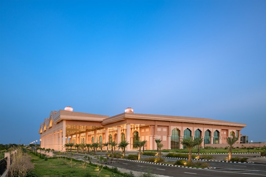 New Terminal at Jodhpur: Designed in Response to Local Culture, Climate, and Modern Travel Needs.