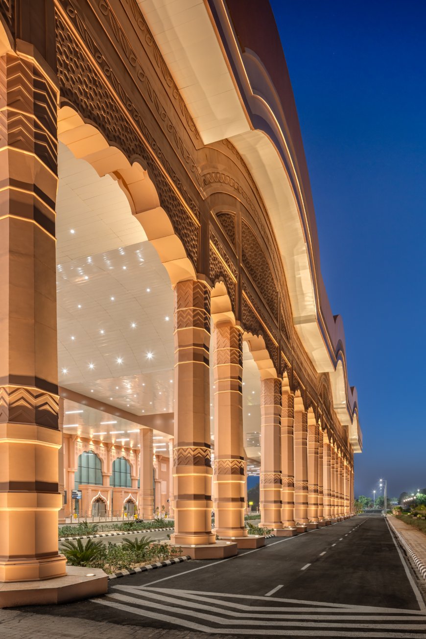 New Terminal at Jodhpur: Designed in Response to Local Culture, Climate, and Modern Travel Needs.