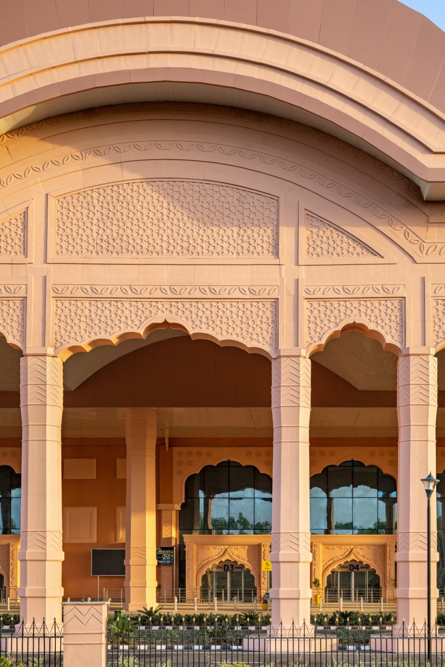 New Terminal at Jodhpur: Designed in Response to Local Culture, Climate, and Modern Travel Needs.