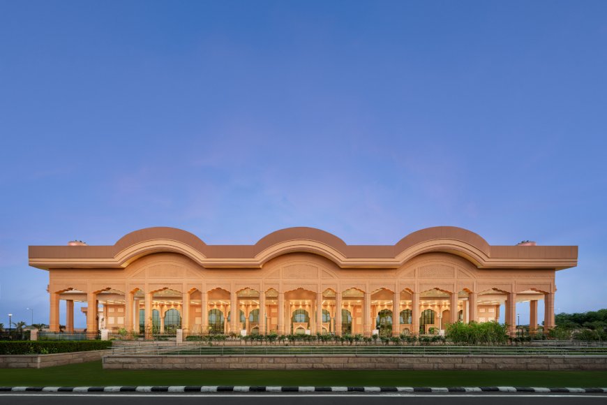 New Terminal at Jodhpur: Designed in Response to Local Culture, Climate, and Modern Travel Needs.