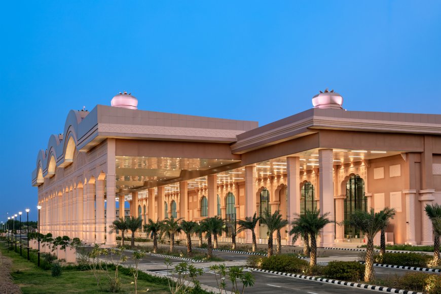 New Terminal at Jodhpur: Designed in Response to Local Culture, Climate, and Modern Travel Needs.