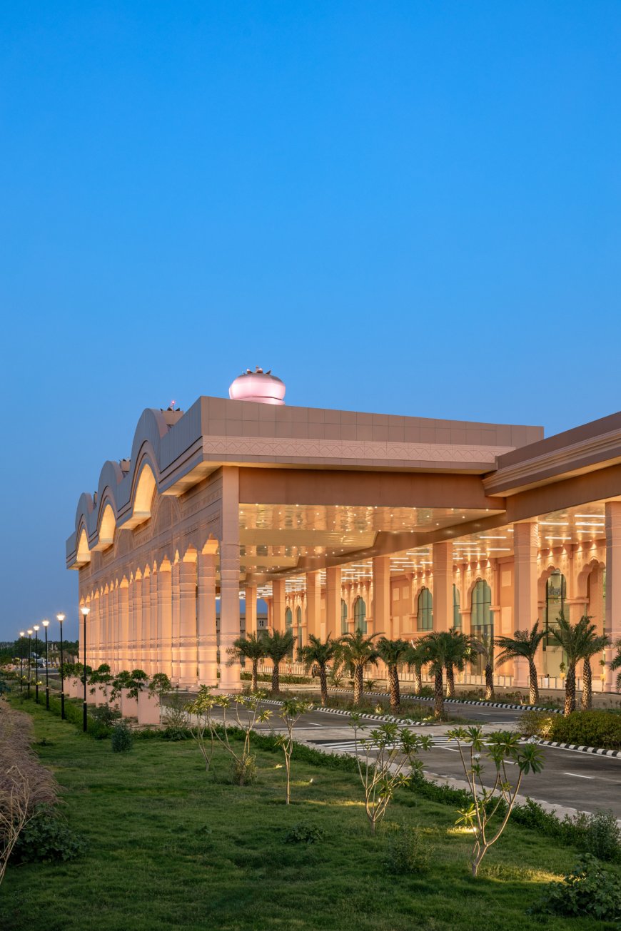New Terminal at Jodhpur: Designed in Response to Local Culture, Climate, and Modern Travel Needs.