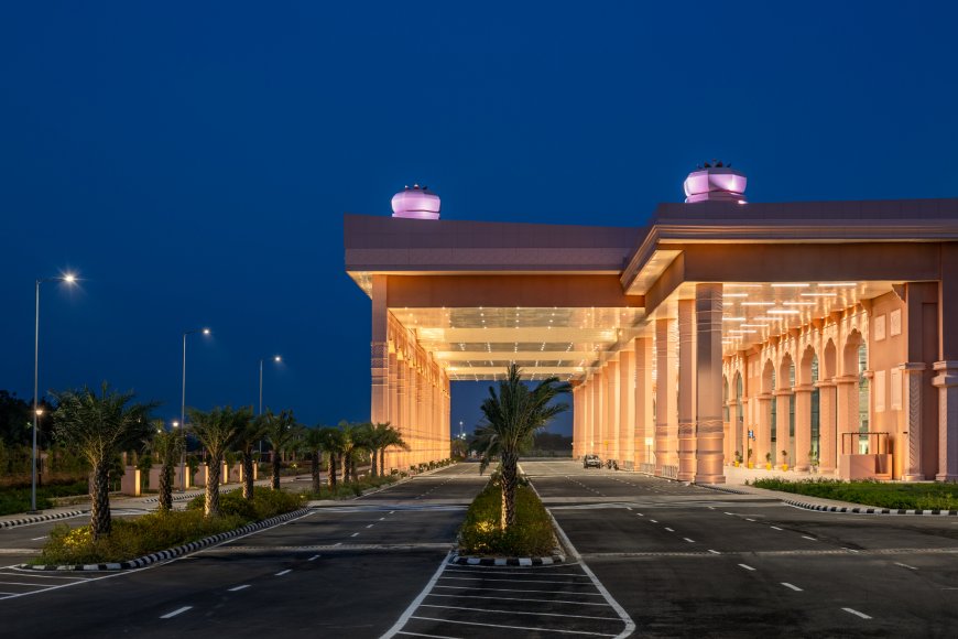 New Terminal at Jodhpur: Designed in Response to Local Culture, Climate, and Modern Travel Needs.