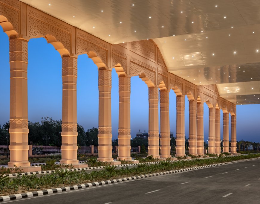 New Terminal at Jodhpur: Designed in Response to Local Culture, Climate, and Modern Travel Needs.