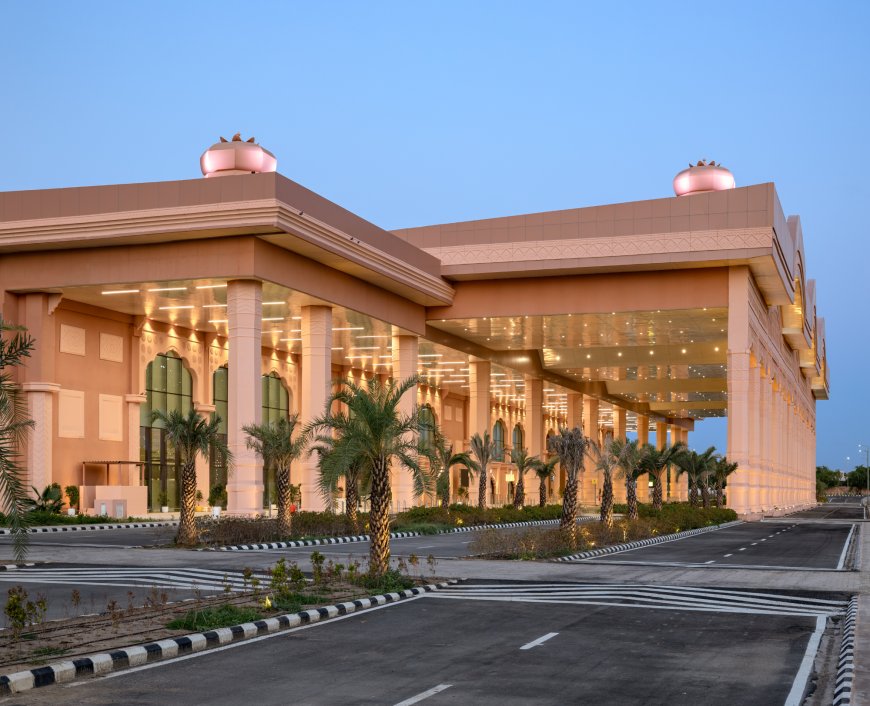 New Terminal at Jodhpur: Designed in Response to Local Culture, Climate, and Modern Travel Needs.