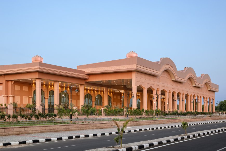 New Terminal at Jodhpur: Designed in Response to Local Culture, Climate, and Modern Travel Needs.