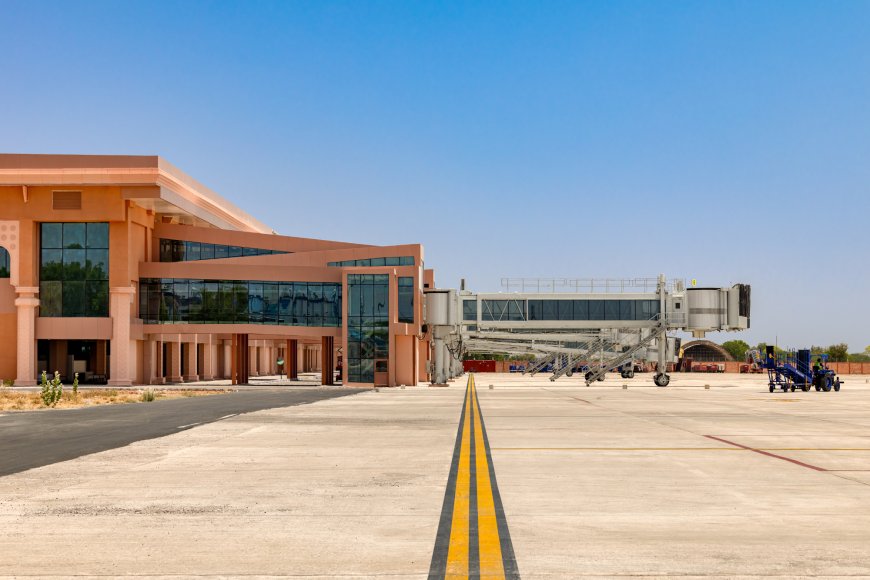 New Terminal at Jodhpur: Designed in Response to Local Culture, Climate, and Modern Travel Needs.