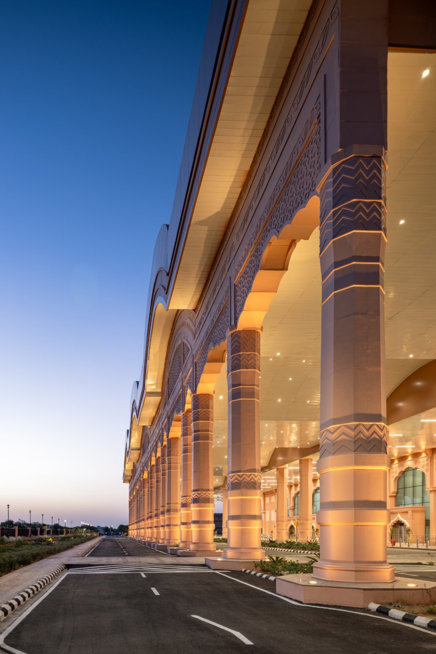 New Terminal at Jodhpur: Designed in Response to Local Culture, Climate, and Modern Travel Needs.