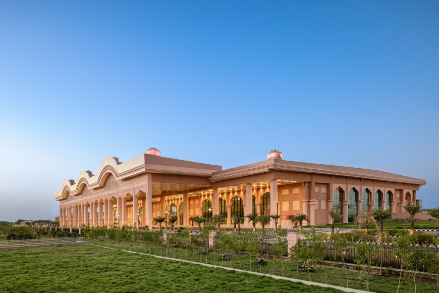 New Terminal at Jodhpur: Designed in Response to Local Culture, Climate, and Modern Travel Needs.