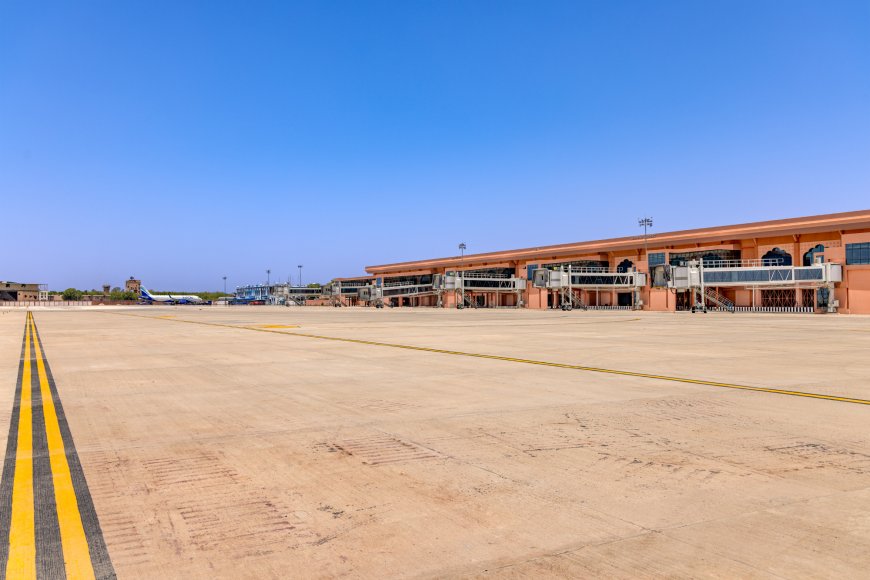 New Terminal at Jodhpur: Designed in Response to Local Culture, Climate, and Modern Travel Needs.