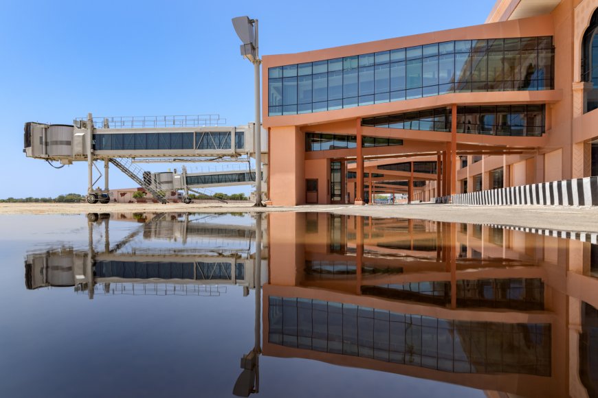 New Terminal at Jodhpur: Designed in Response to Local Culture, Climate, and Modern Travel Needs.